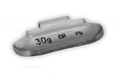Грузик балансировочный для стальных дисков 30 г (100 шт. в упаковке) Dr. Reifen A-30