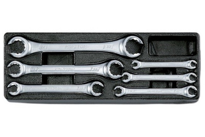 Набор разрезных ключей (8-27) в ложементе, 6 предметов HONITON IK-FNW0060