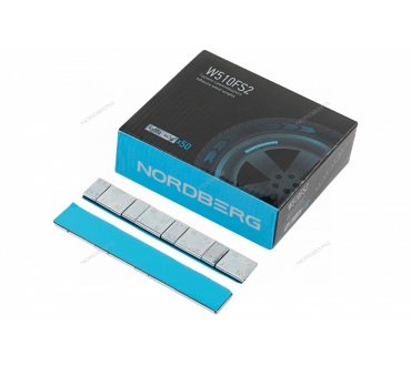 Грузики самоклеящиеся (4х5+4х10 г) Fe квадратные L=12 см, 50 лент Артикул: W510FS2