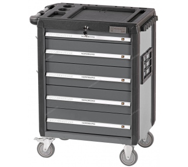 Тележка инструментальная, 5 выдвижных ящиков, серая Артикул: T5N(G)