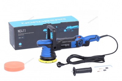 Полировальная машинка орбитальная, диск 125 мм, 2000-4800 об/мин Артикул: NE411-125