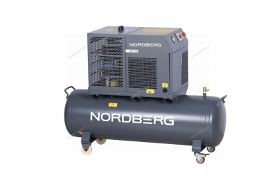 Компрессор винтовой, 5,5 кВт, 10 бар, 660 л/мин, ресивер 230 л Артикул: NCF7,5R