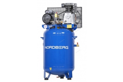 Компрессор вертикальный поршневой с ременной передачей 220 В, ресивер 150 л, 446 л/мин Артикул: NCEV150/480