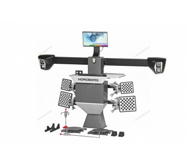 Стенд сход-развал 3D укороченная колонна для ям, серый Артикул: C802-P (7015)