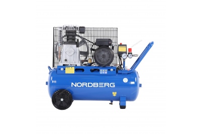 Компрессор поршневой с ременной передачей 220 В, ресивер 50 л, 446 л/мин Артикул: NCE50/480