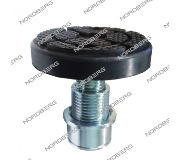 Опора винтовая регулируемая, рабочий ход резьбы 65 мм, посадочный диаметр 60 мм Артикул: 02-00008473