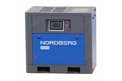 Компрессор винтовой, 7,5 кВт, 10 бар, 960 л/мин, c частотным преобразователем, без ресивера Артикул: NCF11