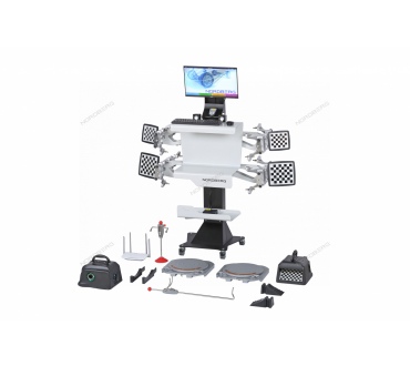 Стенд сход-развал 3D модель для ям и подъемников, серый Артикул: C803 (7015)