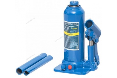 Домкрат бутылочный, 3 т Артикул: N3103