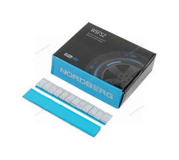 Грузики самоклеящиеся (12х5 г) Fe квадратные L=12 см, 50 лент Артикул: W5FS2