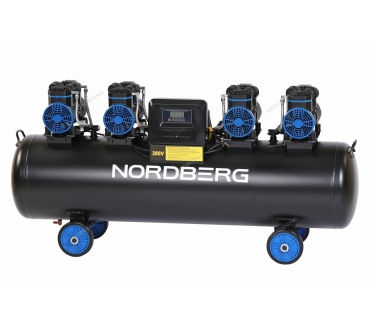 Компрессор безмасляный 380 В, ресивер 200 л, 1000 л/мин Артикул: NCEO200/1000