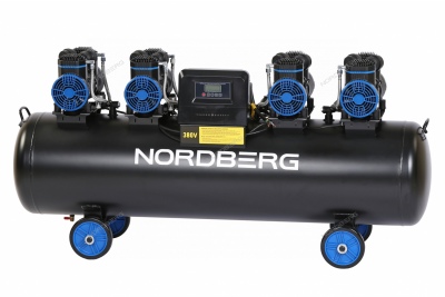 Компрессор безмасляный 380 В, ресивер 200 л, 1000 л/мин Артикул: NCEO200/1000