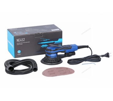 Шлифмашина эксцентриковая 2,5 мм, диск 150 мм, 4000-10000 об/мин, 350 Вт Артикул: NE452