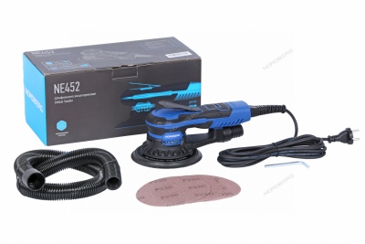 Шлифмашина эксцентриковая 2,5 мм, диск 150 мм, 4000-10000 об/мин, 350 Вт Артикул: NE452