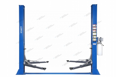 Подъемник двухстоечный 4 т с нижней синхронизацией, H=2,8 м, 220 В, синий    STX40TT_220
