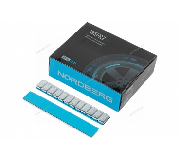 Грузики самоклеящиеся (12х5 г) Fe закругленные L=12 см, 50 лент Артикул: W5FR2