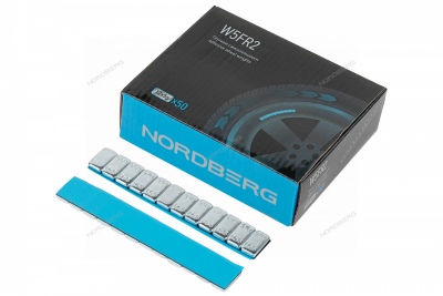 Грузики самоклеящиеся (12х5 г) Fe закругленные L=12 см, 50 лент Артикул: W5FR2