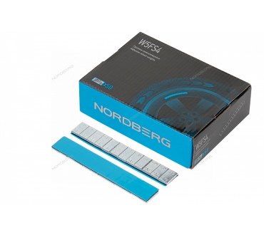 Грузики самоклеящиеся (12х5 г, L=14 см) Fe квадратные, 50 лент Артикул: W5FS4