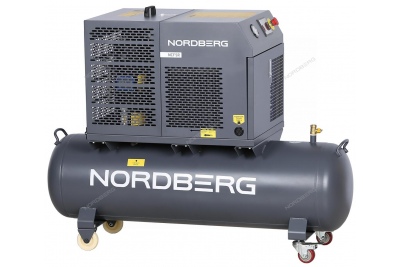Компрессор винтовой, 4 кВт, 10 бар, 450 л/мин, ресивер 180 л Артикул: NCF5R