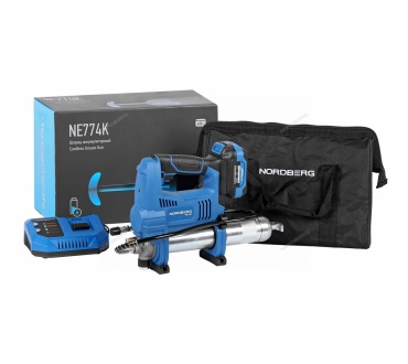 Шприц аккумуляторный для густой смазки, 420 мл Артикул: NE774K