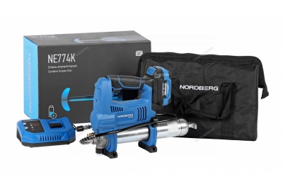 Шприц аккумуляторный для густой смазки, 420 мл Артикул: NE774K