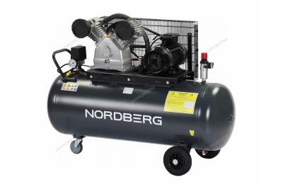 Компрессор поршневой с ременной передачей 380 В, ресивер 200 л, 690 л/мин Артикул: NCP200/690