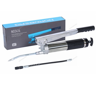 Шприц плунжерный для густой смазки с шестеренчатой передачей, 400 мл Артикул: NO2414