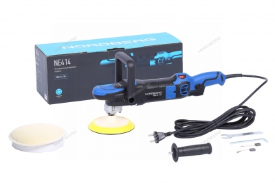 Полировальная машинка, диск 150 мм, 450-1950 об/мин, 1200 Вт Артикул: NE414-150