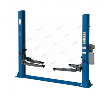 Подъемник двухстоечный 4 т, нижняя синхронизация, H=2,8 м, 220 В, синий Артикул: APO-40C_220