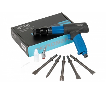 Пневмозубило усиленное 234 мм с быстросъемным держателем Артикул: NP5041