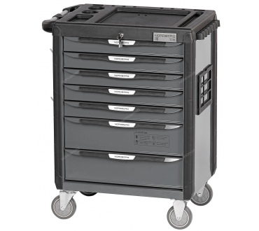 Тележка инструментальная, 7 выдвижных ящиков, серая Артикул: T7N(G)
