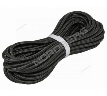 Шланг топливный резиновый в оплетке 4 мм, бухта 15 м Артикул: H0409NBR-BR_15