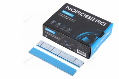 Грузики самоклеящиеся (4х5+4х10 г) Fe квадратные L=14 см, 50 лент Артикул: W510FS3