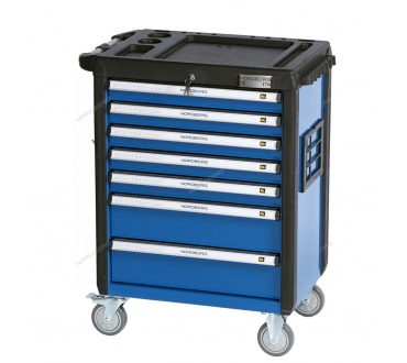 Тележка инструментальная, 7 выдвижных ящиков, синяя Артикул: T7N(B)