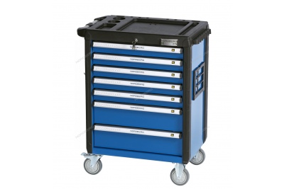 Тележка инструментальная, 7 выдвижных ящиков, синяя Артикул: T7N(B)