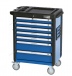 Тележка инструментальная, 7 выдвижных ящиков, синяя Артикул: T7N(B)