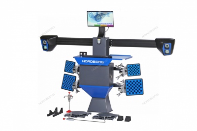 Стенд сход-развал 3D укороченная колонна для ям, синий Артикул: C802-P (5005)