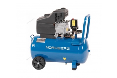 Компрессор поршневой 220 В, ресивер 50 л, 240 л/мин Артикул: NCE50/241