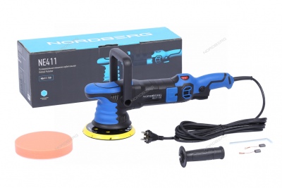 Полировальная машинка орбитальная, диск 150 мм, 2000-4800 об/мин Артикул: NE411-150