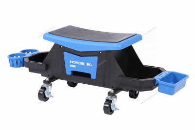 Сиденье ремонтное на колесах с выдвижным лотком для инструмента Артикул: N30S12