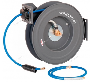 Шланг воздушный на стальной катушке, гибридный ПВХ Ø 08х12 мм, 20 м Артикул: HR0820RPVC