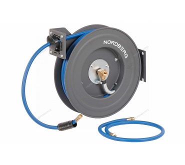 Шланг воздушный на стальной катушке, гибридный ПВХ Ø 10х15 мм, 20 м Артикул: HR1020RPVC