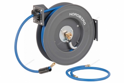 Шланг воздушный на стальной катушке, гибридный ПВХ Ø 10х15 мм, 20 м Артикул: HR1020RPVC