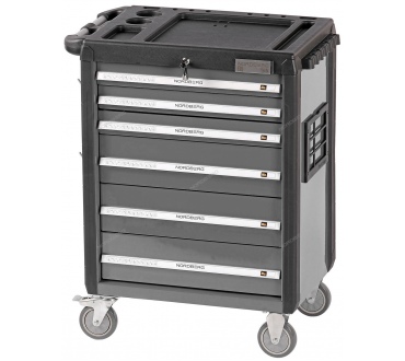 Тележка инструментальная, 6 выдвижных ящиков, серая Артикул: T6N(G)