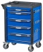 Тележка инструментальная, 5 выдвижных ящиков, с системой защиты от опрокидывания, синяя Артикул: T5P(B)