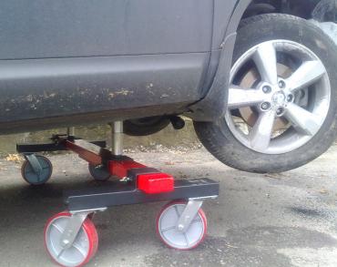 Тележка для неисправных осей автомобилей
