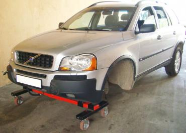 Тележка для неисправных осей автомобилей