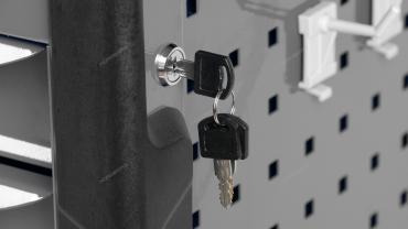 Тележка инструментальная, 7 выдвижных ящиков, с системой защиты от опрокидывания, серая Артикул: T7P(G)