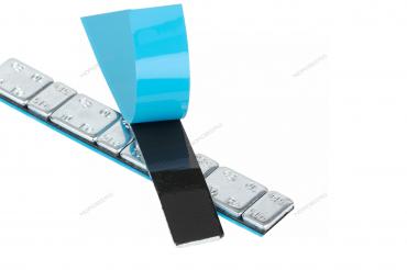 Грузики самоклеящиеся (4х5 г+4х10 г, L=14 см) Fe закругленные, 50 лент Артикул: W510FR4