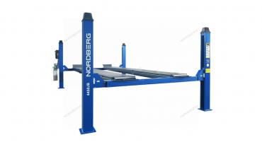 Подъемник четырехстоечный 5 т, c ручной траверсой 3 т N433, для сход-развала, электростопоры Артикул: 4450J_EB(M)